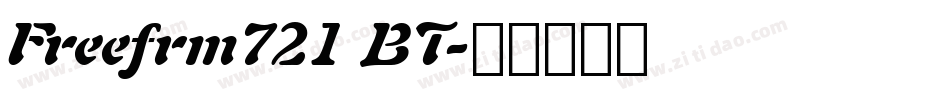 Freefrm721 BT字体转换